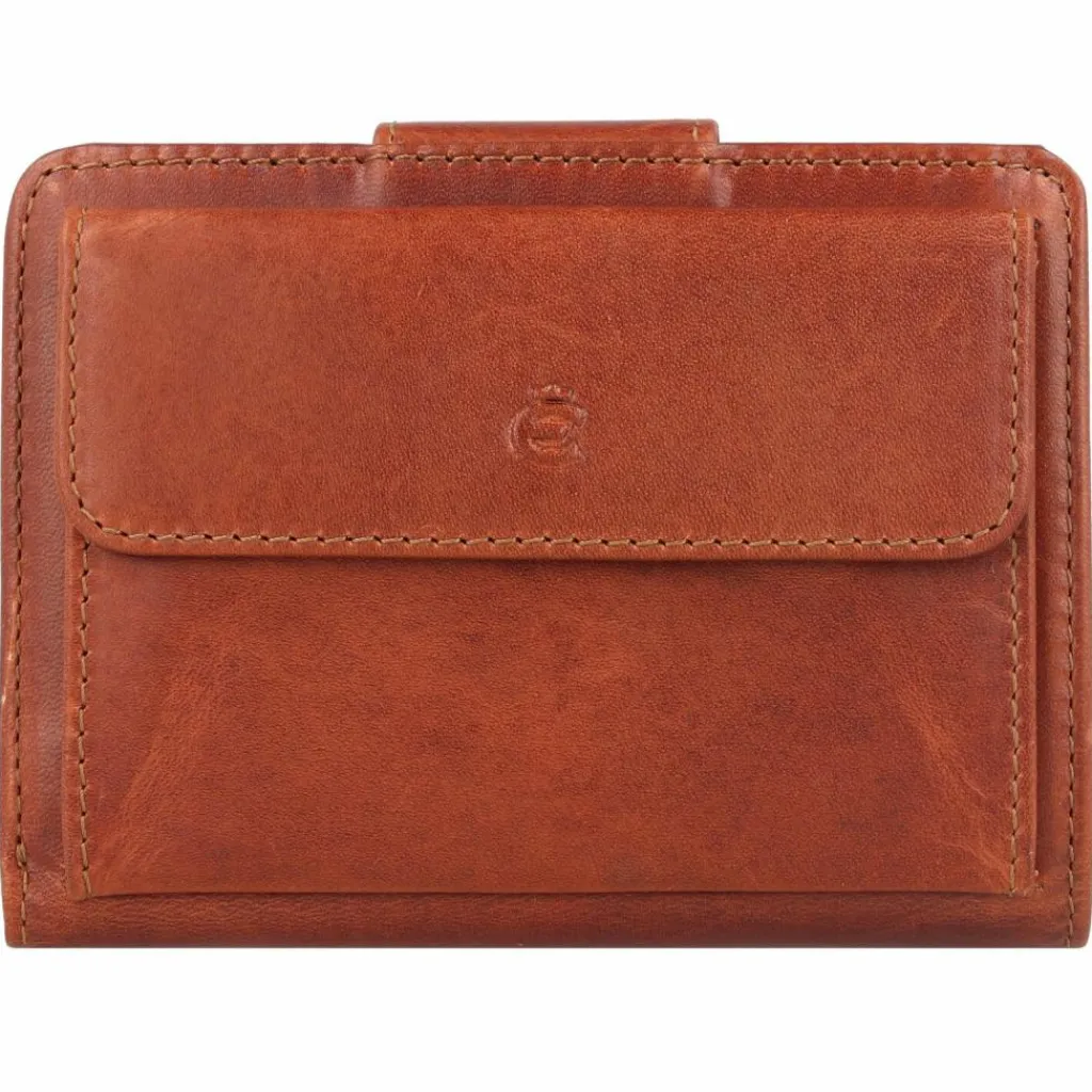 Esquire Herrengeldbörsen Querformat<Dallas Geldbörse RFID Leder 12,5 cm braun