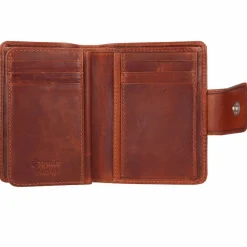 Esquire Herrengeldbörsen Querformat<Dallas Geldbörse RFID Leder 12,5 cm braun