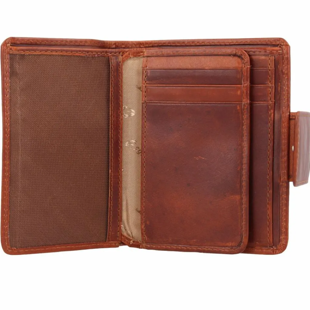 Esquire Herrengeldbörsen Querformat<Dallas Geldbörse RFID Leder 12,5 cm braun