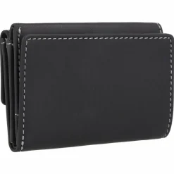 Esquire Herrengeldbörsen Querformat|Damengeldbörsen Querformat<Dallas Geldbörse RFID Schutz Leder 10 cm schwarz