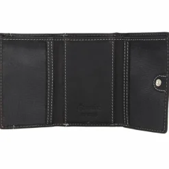 Esquire Herrengeldbörsen Querformat|Damengeldbörsen Querformat<Dallas Geldbörse RFID Schutz Leder 10 cm schwarz