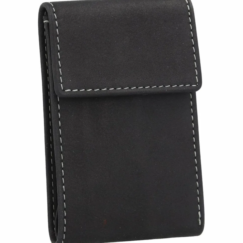 Clearance Esquire Dallas Geldbörse RFID Leder 10 cm schwarz
