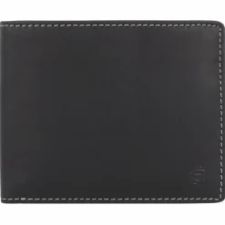 Discount Esquire Dallas Geldbörse RFID Schutz Leder 12 cm schwarz