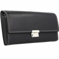 Esquire Herrengeldbörsen Querformat|Damengeldbörsen Querformat<Dallas Kellnerbörse Leder 18 cm schwarz