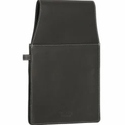 New Esquire Dallas Kellnerbörse Leder 15,5 cm schwarz