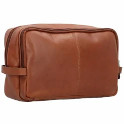 Best Esquire Dallas Kulturbeutel Leder 27 cm braun