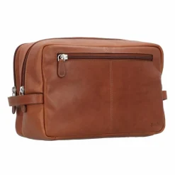 Best Esquire Dallas Kulturbeutel Leder 27 cm braun