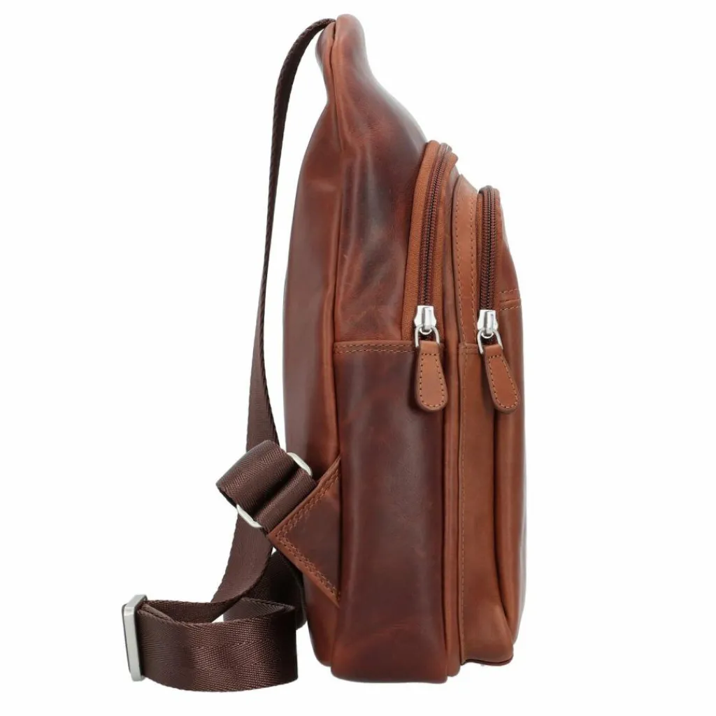 Esquire Umhängetaschen<Dallas Umhängetasche Leder 20 cm braun