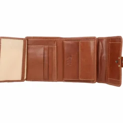 Esquire Damengeldbörsen Querformat<Denver Geldbörse RFID Leder 12 cm cognac