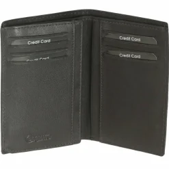 Outlet Esquire Duo Ausweisetui Leder 9 cm black