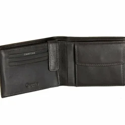 Discount Esquire Duo Geldbörse Leder 12,5 cm black