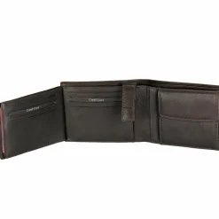 Discount Esquire Duo Geldbörse Leder 12,5 cm black