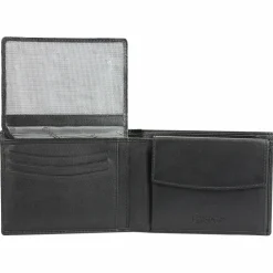 Online Esquire Eco Geldbörse III Leder 12 cm schwarz