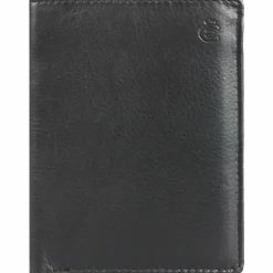 Esquire Herrengeldbörsen Hochformat<Eco Geldbörse Leder 9 cm schwarz