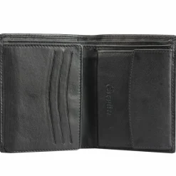 Esquire Herrengeldbörsen Hochformat<Eco Geldbörse Leder 9 cm schwarz