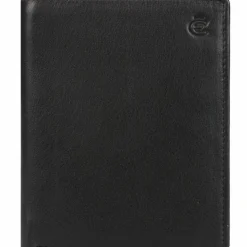 Hot Esquire Eco Geldbörse Leder 9,5 cm schwarz