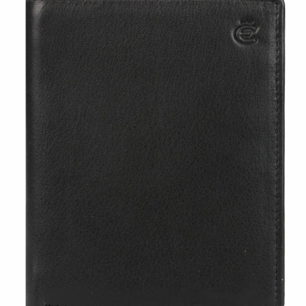 Hot Esquire Eco Geldbörse Leder 9,5 cm schwarz