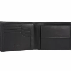 Best Esquire Frankfurt Geldbörse RFID Schutz Leder 12.5 cm schwarz