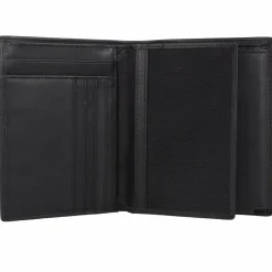 Esquire Herrengeldbörsen Hochformat<Frankfurt Geldbörse RFID Schutz Leder 9.5 cm schwarz