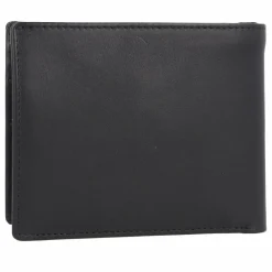 Esquire Herrengeldbörsen Querformat<Frankfurt Geldbörse RFID Schutz Leder 11 cm schwarz