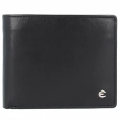 Outlet Esquire Harry Geldbörse Leder 11 cm schwarz
