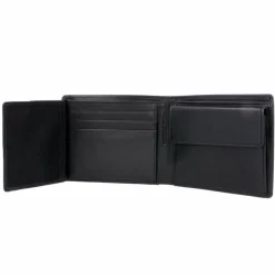 Outlet Esquire Harry Geldbörse Leder 11 cm schwarz