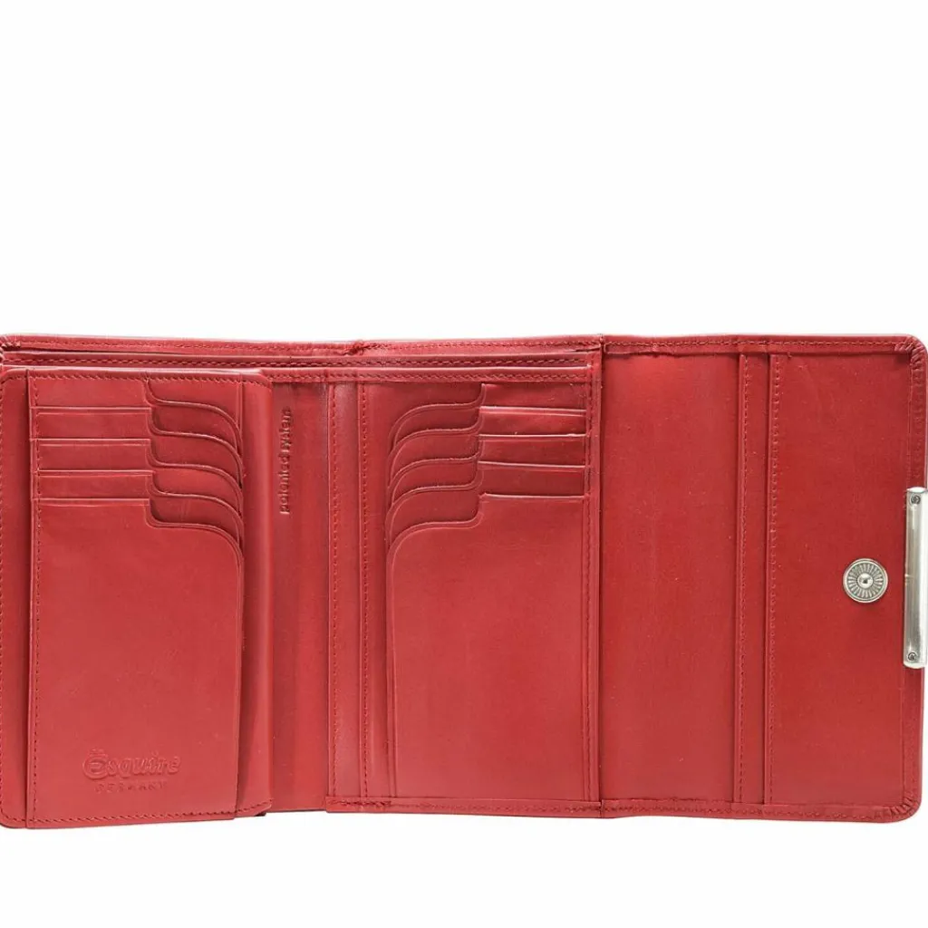 Esquire Helena Geldbörse I Leder 14 cm rot