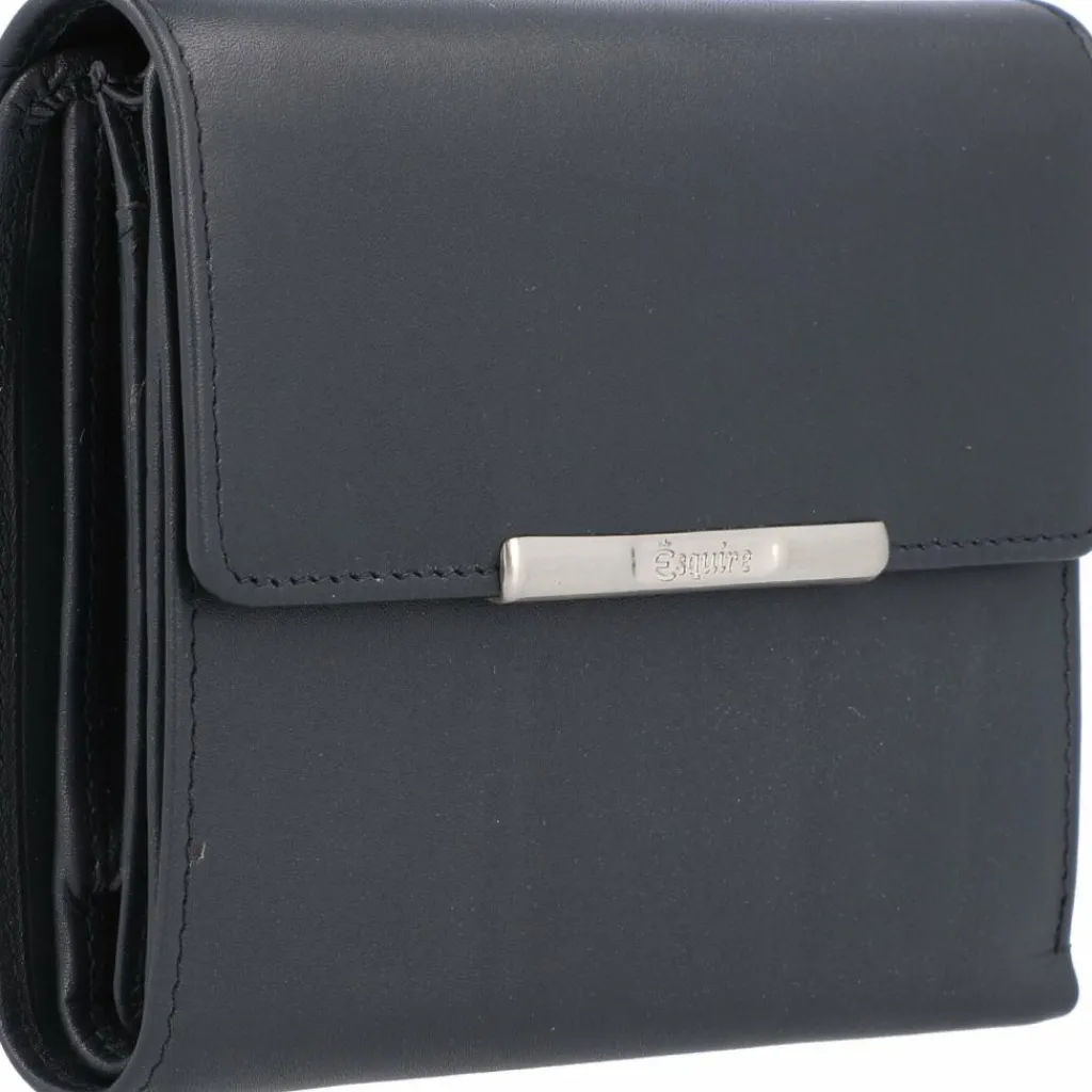 Esquire Helena Geldbörse Leder 12 cm blau