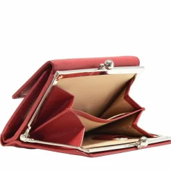 Hot Esquire Helena Geldbörse Leder 12 cm rot