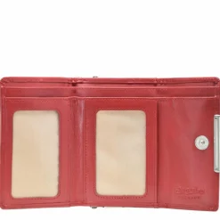 Hot Esquire Helena Geldbörse Leder 12 cm rot