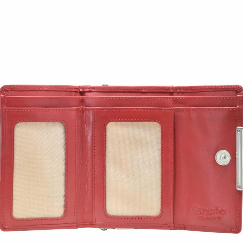 Hot Esquire Helena Geldbörse Leder 12 cm rot