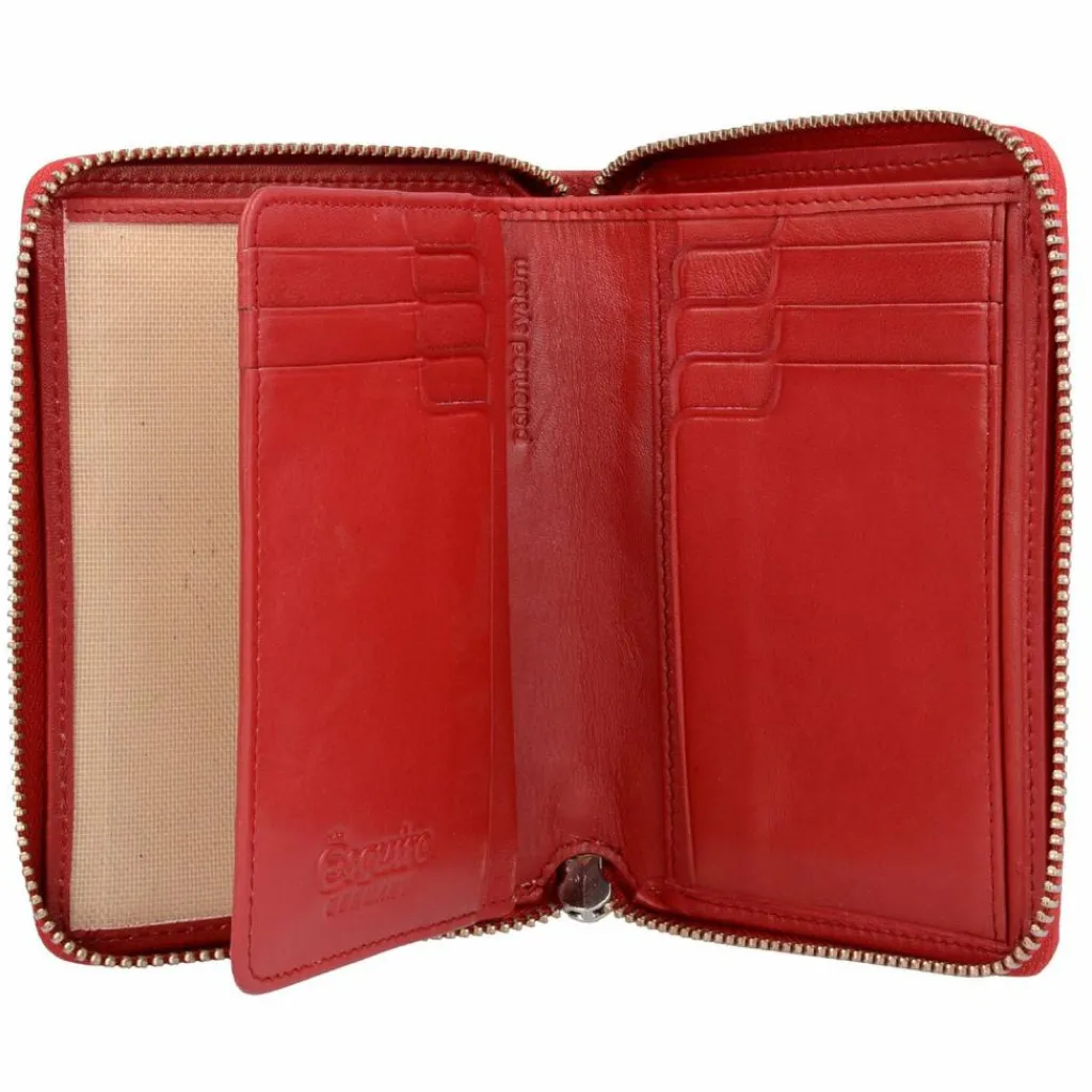 Best Esquire Helena Geldbörse Leder 12 cm rot