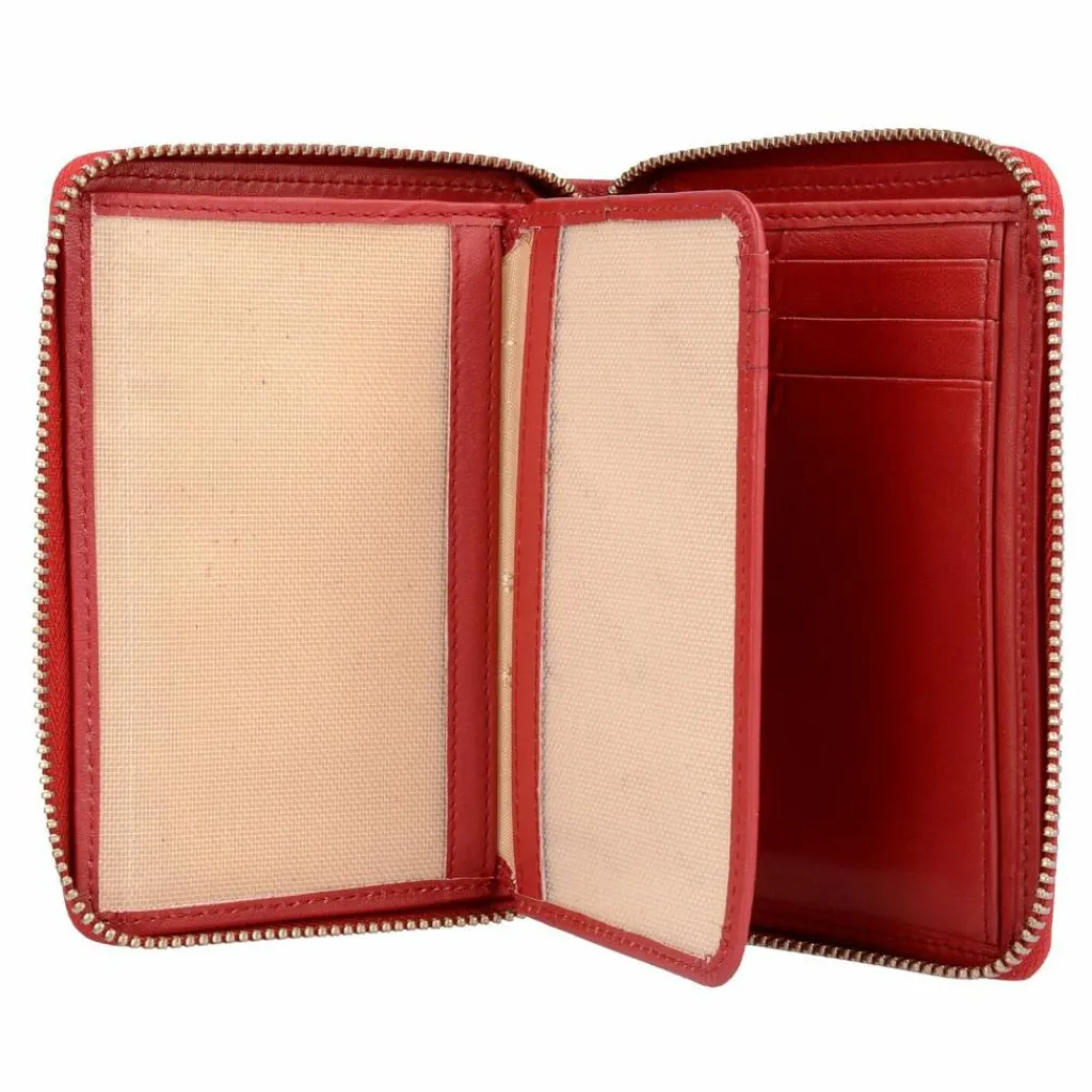 Best Esquire Helena Geldbörse Leder 12 cm rot