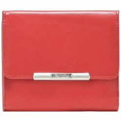 Esquire Damengeldbörsen Querformat<Helena Geldbörse Leder 10 cm rot