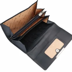 Esquire Helena Geldbörse Leder 18 cm schwarz