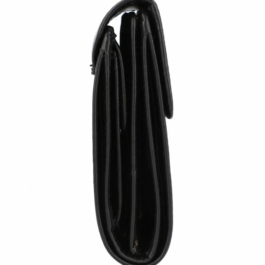 Esquire Damengeldbörsen Querformat<Helena Geldbörse RFID Leder 14 cm schwarz