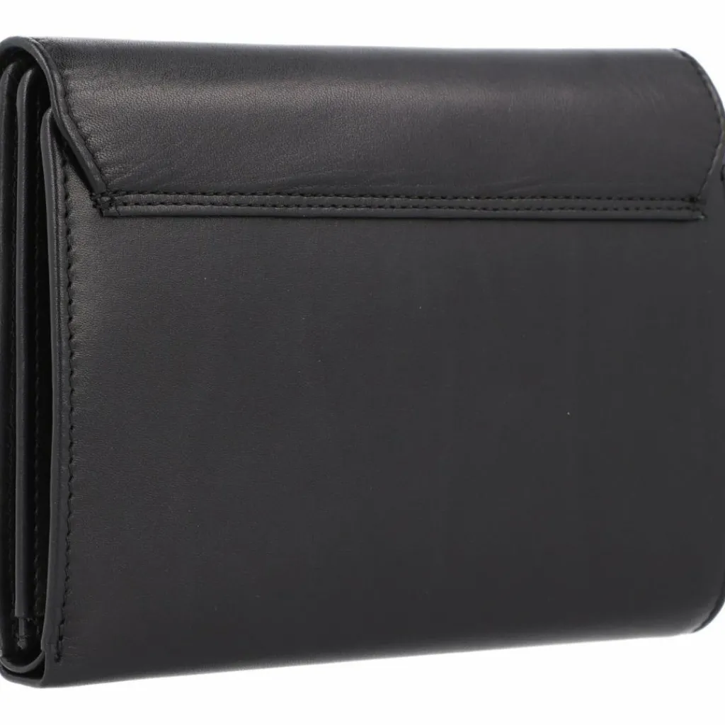 Esquire Damengeldbörsen Querformat<Helena Geldbörse RFID Leder 14 cm schwarz