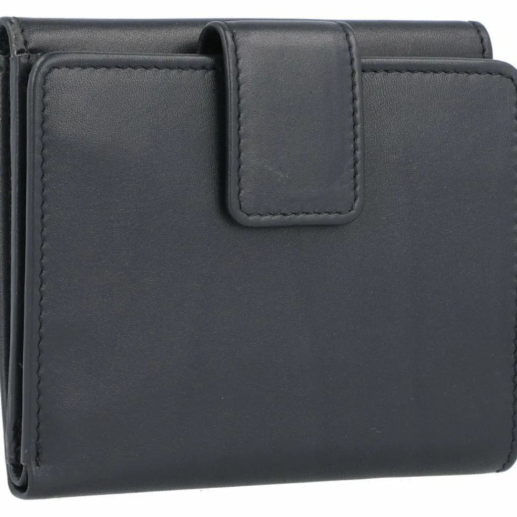 Esquire Damengeldbörsen Querformat<Helena Geldbörse RFID Leder 10,5 cm blau