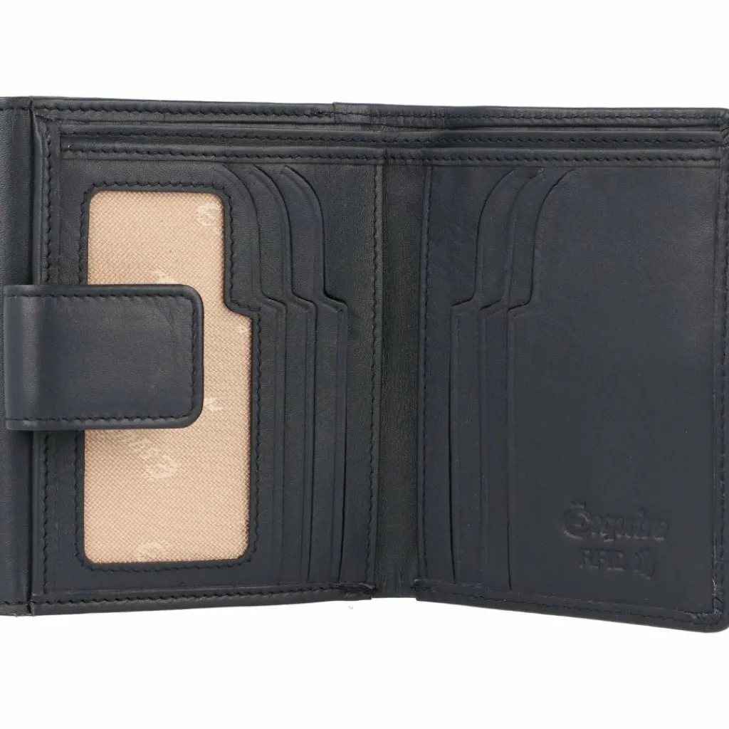 Esquire Damengeldbörsen Querformat<Helena Geldbörse RFID Leder 10,5 cm blau