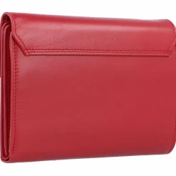 Esquire Damengeldbörsen Querformat<Helena Geldbörse RFID Leder 14 cm rot