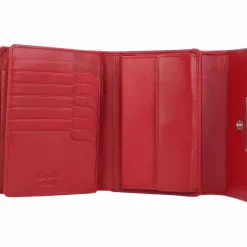 Esquire Damengeldbörsen Querformat<Helena Geldbörse RFID Leder 14 cm rot