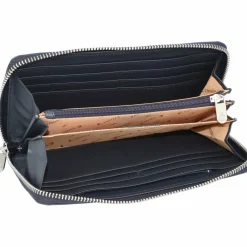 Esquire Damengeldbörsen Querformat<Helena Geldbörse RFID Leder 19 cm blau