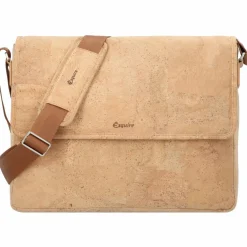 Esquire Messenger Bags|Laptoptaschen<Kork Messenger 39 cm Laptopfach natur