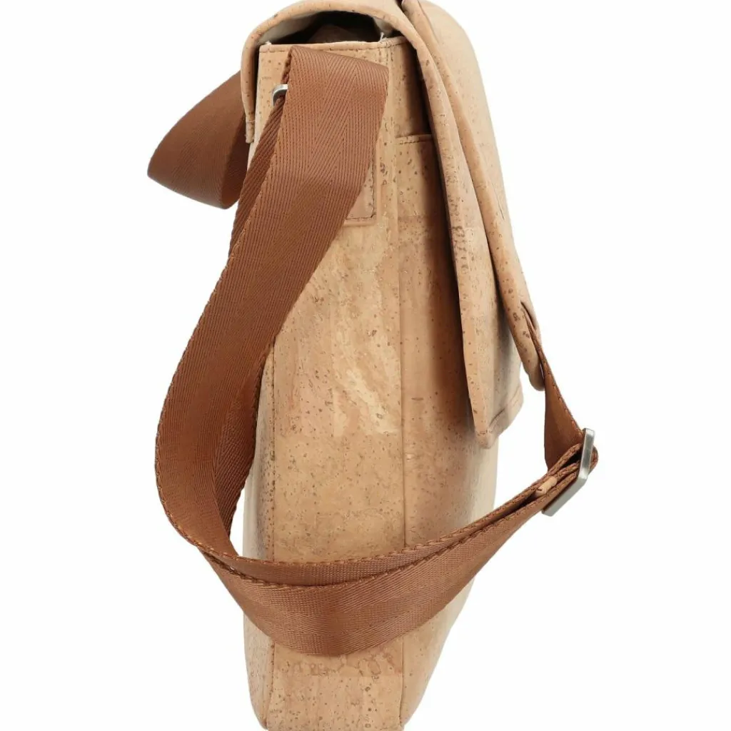 Esquire Messenger Bags|Laptoptaschen<Kork Messenger 39 cm Laptopfach natur