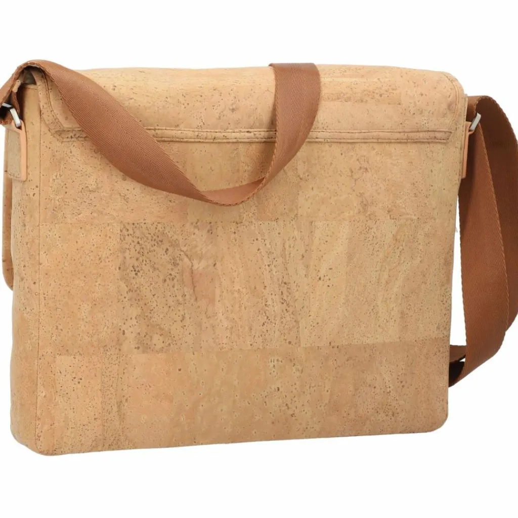 Esquire Messenger Bags|Laptoptaschen<Kork Messenger 39 cm Laptopfach natur