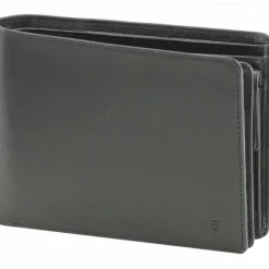 Best Esquire Logo Geldbörse I Leder 12,5 cm schwarz