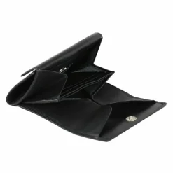 Esquire Herrengeldbörsen Querformat<Logo Geldbörse VI Leder 11,5 cm schwarz