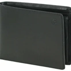 Esquire Logo Geldbörse VII Leder 12 cm schwarz