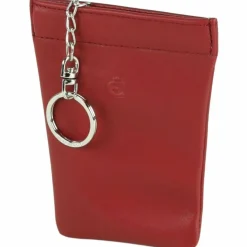 Hot Esquire Logo Schlüsseletui Leder 9 cm rot