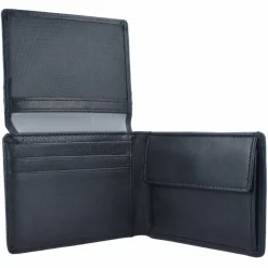 Esquire Herrengeldbörsen Querformat<New Line Geldbörse RFID Leder 10 cm schwarz